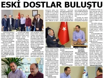 ESKİ DOSTLAR BULUŞTU (YEŞİLIRMAK)