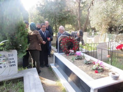 MEHMET ŞEN MEZARI BAŞINDA ANILDI