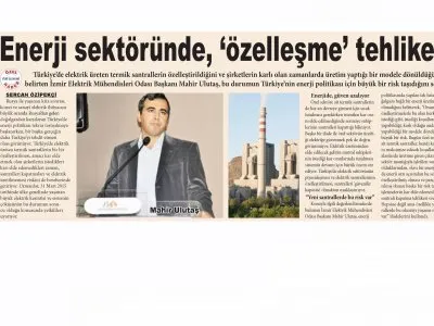ENERJİ SEKTÖRÜNDE `ÖZELLEŞME` TEHLİKESİ (YENİ EKONOMİ)