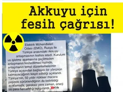 AKKUYU İÇİN FESİH ÇAĞRISI! (HABERCİ MERSİN)
