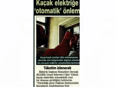 KAÇAK ELEKTRİĞE `OTOMATİK` ÖNLEM` (POSTA)