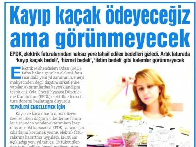 KAYIP KAÇAK ÖDEYECEĞİZ AMA GÖRÜNMEYECEK (ÖZGÜR DÜŞÜNCE)