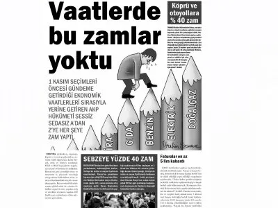 FATURALAR EN AZ 5 LİRA KABARDI (YENİ ASYA)