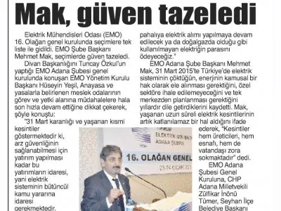 MAK GÜVEN TAZELEDİ (ÇUKUROVA)