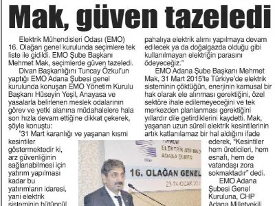 MAK GÜVEN TAZELEDİ (ÇUKUROVA PRESS)