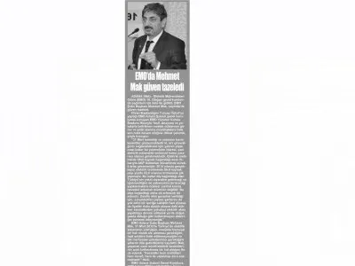 EMO`DA MEHMET MAK GÜVEN TAZELEDİ (EKSPRESS)
