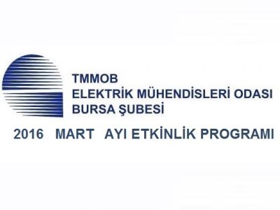 2016 MART AYI ETKİNLİK PROGRAMI