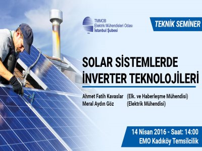 SOLAR SİSTEMLERDE İNVERTER TEKNOLOJİLERİ(KADIKÖY TEMSİLCİLİK)