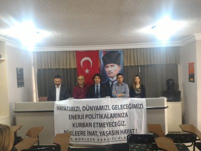 FUKUŞİMA FELAKETİNİN YILDÖNÜMDE ADANA NKP OLARAK BASIN AÇIKLAMASI YAPILDI