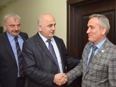 KTÜ REKTÖRÜ PROF. DR. SÜLEYMAN BAYKAL ŞUBEMİZİ ZİYARET ETTİ