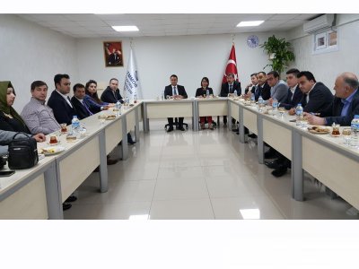 İNŞAAT MÜHENDİSLERİ ODASI GAZİANTEP ŞUBESİ ŞUBEMİZİ ZİYARET ETTİ