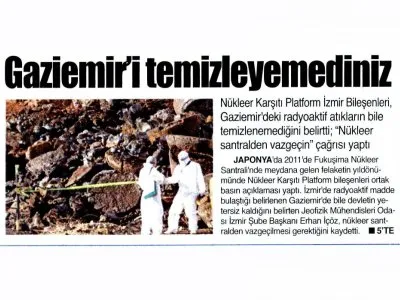 GAZİEMİR`İ TEMİZLEYEMEDİNİZ AKKUYU`DA BATARSINIZ (9 EYLÜL)