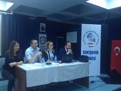 KILIÇOĞLU ANADOLU LİSESİNDE ENERJİ VERİMLİLİĞİ SEMİNERİ VE MESLEK TANITIMI YAPILDI