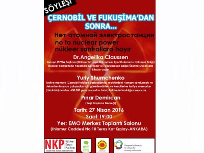 ÇERNOBİL VE FUKUŞİMADAN SONRA AVRUPADA EYLEM HAFTASI
