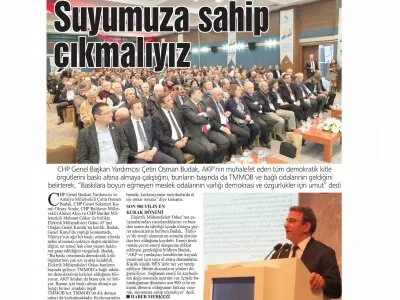 SUYUMUZA SAHİP ÇIKMALIYIZ (ANTALYA)
