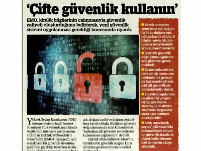 `ÇİFTE GÜVENLİK KULLANIN` (MEYDAN)