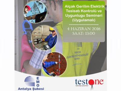 ŞUBEMİZDE ALÇAK GERİLİM ELEKTRİK TESİSATI KONTROLÜ VE UYGUNLUK SEMİNERİ PLANLANDI