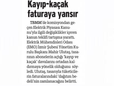 KAYIP-KAÇAK FATURAYA YANSIR (SÖZCÜ)
