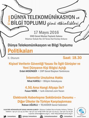 17 MAYIS DÜNYA TELEKOMÜNİKASYON VE BİLGİ TOPLUMU GÜNÜ ETKİNLİKLERİ DÜZENLENİYOR