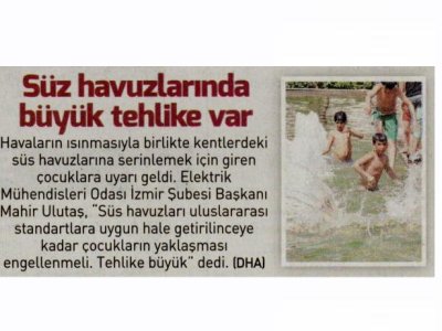 SÜZ HAVUZLARINDA BÜYÜK TEHLİKE VAR (KORKUSUZ)