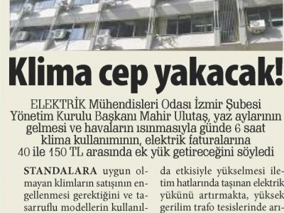 KLİMA CEP YAKACAK! (ODAK)