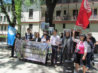 BAŞKENT DAYANIŞMASINDAN ANKARA UYUMA SARAÇOĞLUNA SAHİP ÇIK EYLEMİ