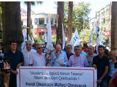 KENDİ ÜLKEMİZDE İKİNCİ SINIF İŞGÜCÜ OLMAYA HAYIR!