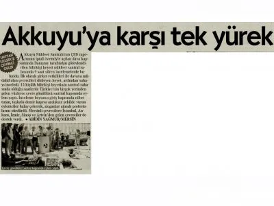 AKKUYU`YA KARŞI TEK YÜREK (CUMHURİYET)