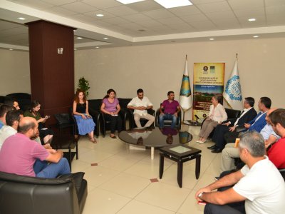 TMMOB DİYARBAKIR İKK BİLEŞENLERİ D.BAKIR BÜYÜKŞEHİR BELEDİYESİ EŞBAŞKANLARINI ZİYARET ETTİ.