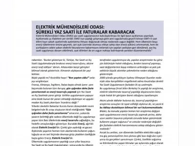 YAZ SAATİ BİLMECESİ (KAYNAK ELEKTRİK)