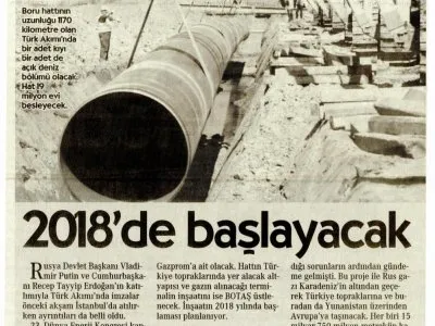 2018`DE BAŞLAYACAK (CUMHURİYET)