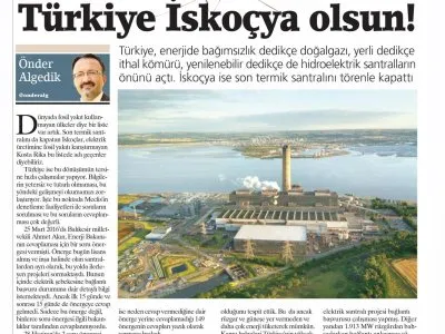 TÜRKİYE İSKOÇYA OLSUN! (BİRGÜN)