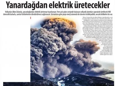 YANARDAĞDAN ELEKTRİK ÜRETECEKLER (KARAR)