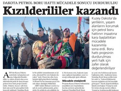 DİRENEN KIZILDERİLİLER KAZANDI, PROJE DURDU (BİRGÜN)