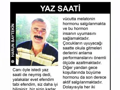 YAZ SAATİ (İŞTE ÇANAKKALE)