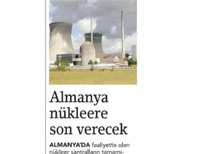 ALMANYA NÜKLEERE SON VERECEK (BİRGÜN)