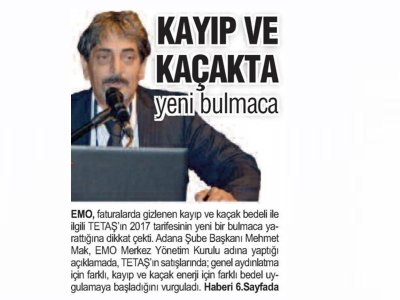 KAYIP VE KAÇAKTA YENİ BULMACA