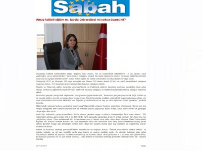 AMAÇ KALİTELİ EĞİTİM Mİ? TABELA ÜNİVERSİTESİ Mİ YOKSA TİCARET Mİ?