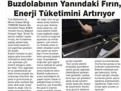 BUZDOLABININ YANINDAKİ FIRIN, ENERJİ TÜKETİMİNİ ARTIRIYOR (MARDİN HABER)