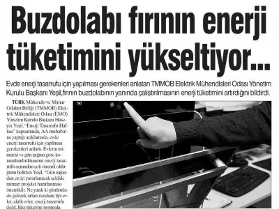 BUZDOLABI FIRININ ENERJİ TÜKETİMİNİ YÜKSELTİYOR (GÜNBOYU)