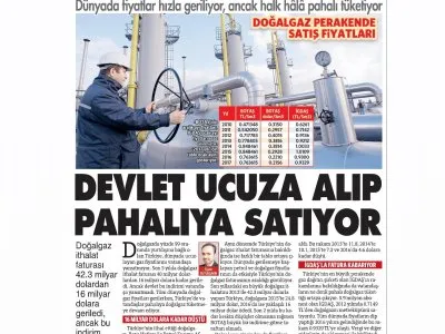 DEVLET UCUZA ALIP PAHALIYA SATIYOR (SÖZCÜ)