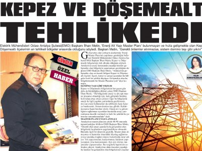 KEPEZ VE DÖŞEMEALTI TEHLİKEDE (ANTALYA GÜNDEM-14.02.2017)