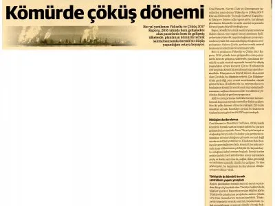 KÖMÜRDE ÇÖKÜŞ DÖNEMİ (DÜNYA)