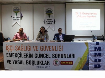 İŞÇİ SAĞLIĞI VE GÜVENLİĞİ PANELİ DÜZENLENDİ..