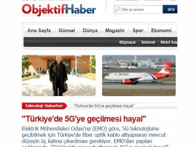 `TÜRKİYE`DE 5G`YE GEÇİLMESİ HAYAL` (OBJEKTİFHABER.COM)