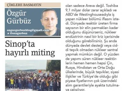 SİNOP’TA HAYIRLI MİTİNG (ÖZGÜR GÜRBÜZ- BİRGÜN)