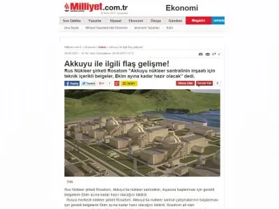 AKKUYU İLE İLGİLİ FLAŞ GELİŞME! (MİLLİYET)