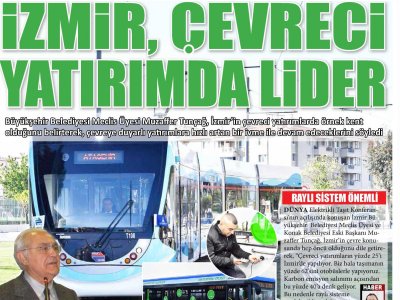 İZMİR ÇEVRE YATIRIMINDA LİDER (YENİ BAKIŞ GAZETESİ)