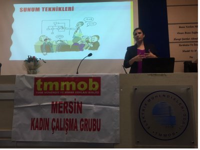 TMMOB MERSİN İKK KADIN ÇALIŞMA GRUBU, MÜHENDİS, MİMAR, ŞEHİR PLANCISI KADIN ÜYELERİMİZLE ÖĞRENCİLERİ BİR ARAYA GETİRMEK, PAYLAŞIMI VE DAYANIŞMAYI ARTIRMAK AMACIYLA PLANLANAN KİŞİSEL GELİŞİM EĞİTİMLERİ`Nİ DÜZENLEMEYE DEVAM EDİYOR.