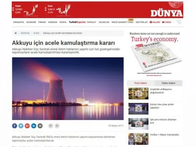AKKUYU İÇİN ACELE KAMULAŞTIRMA KARARI (DÜNYA)